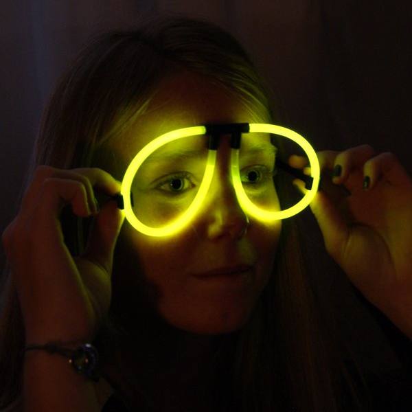 Lunettes Fluorescentes Lumineuses Aviator glow superbrite pielno