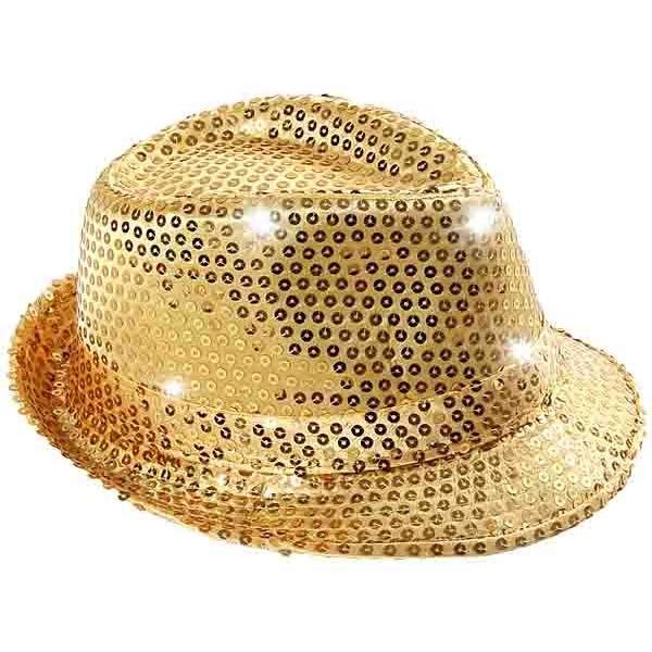 Chapeau Lumineux à LED - Noir