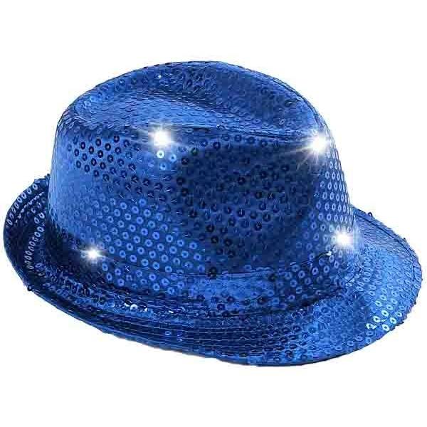 Chapeau Lumineux à LED - Noir