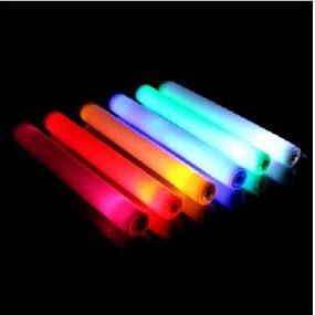 bâton lumineux en mousse à LED pour concert, supporters, boite de nuit, camping , fêtes et soirées