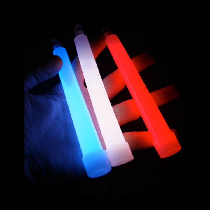 Batons lumieneux glow sticks bleu blanc rouge - tricolore france