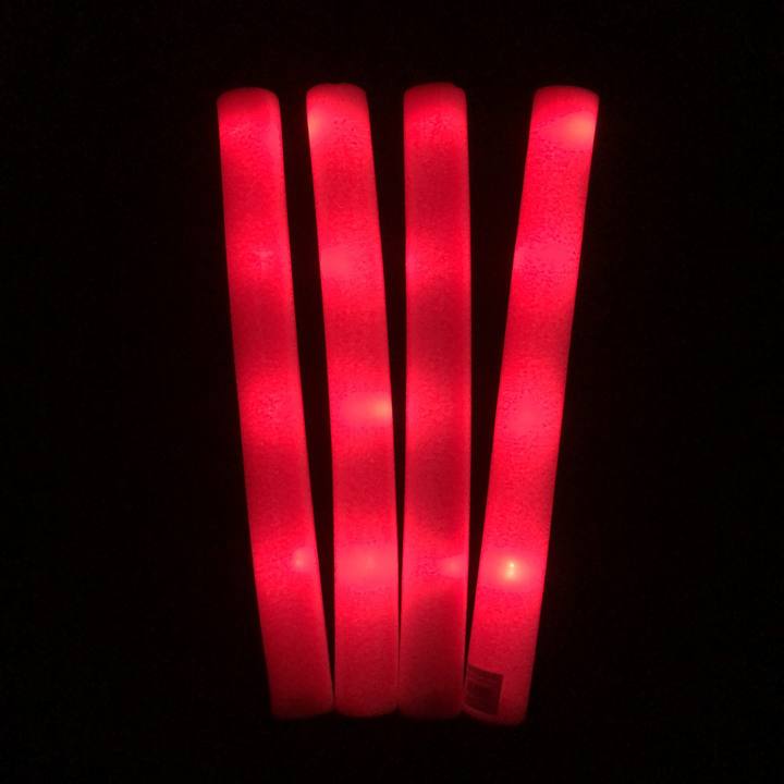 bâton lumineux en mousse à LED pour concert, supporters, boite de nuit, camping , fêtes et soirées