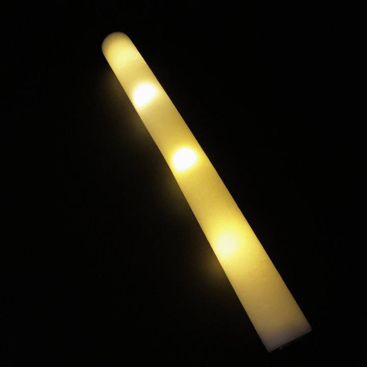 bâton lumineux en mousse à LED pour concert, supporters, boite de nuit, camping , fêtes et soirées