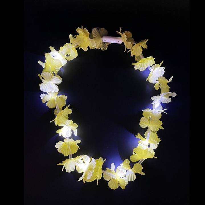 Collier Hawaïen Lumineux Multicolore