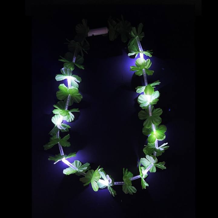 Collier Hawaïen Lumineux Multicolore