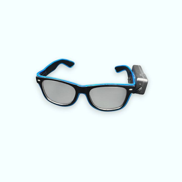 Lunettes Lumineuses Electroluminescentes LED EL Wire - Goodies lumineux évènementiel - accessoire lumineux rouge