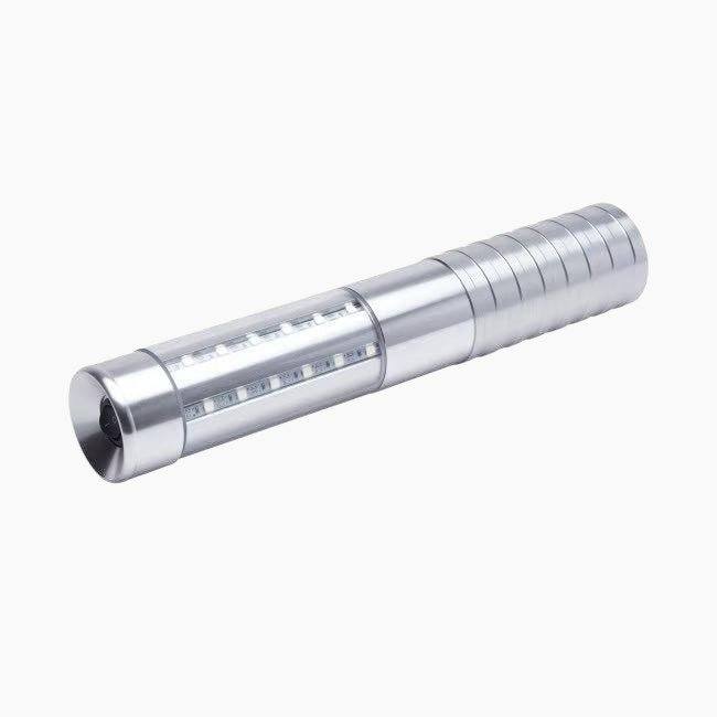 Bâton Lumineux Flash 36 LED blanches avec aluminium argenté