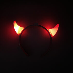 Mini corna da diavolo luminose